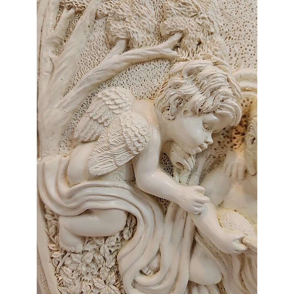 Angels Cherubs "Animals In Forest" Hanging Wall Art 12" X 8.5" - Picture 14 of 16